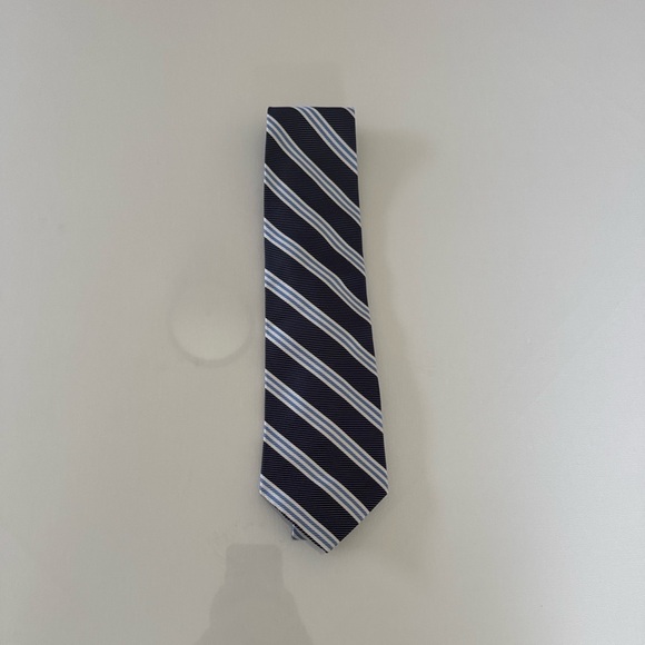 Vintage Silk Tie Mens Gap Blue - Picture 1 of 2